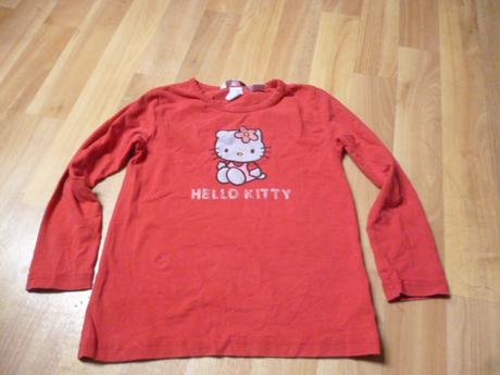 Triko hello kitty dl. rukáv 5-6, h&m,116