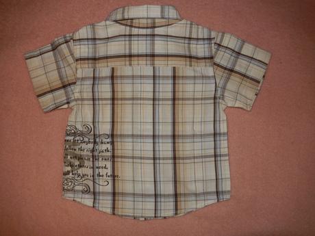 Světlá károvaná košile, 80