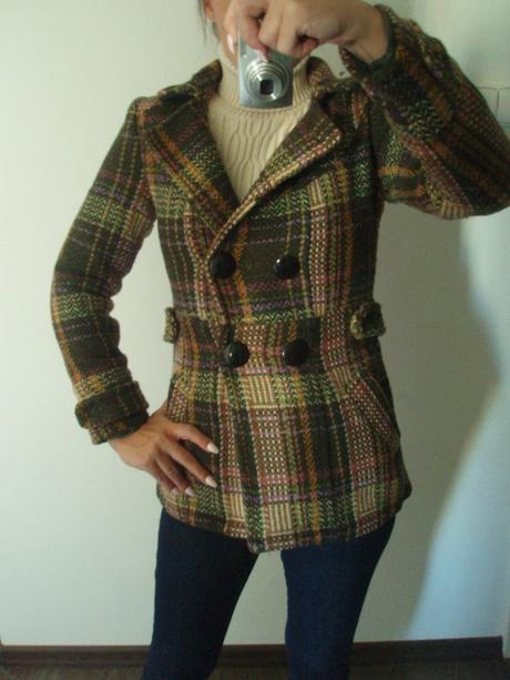 Vlněný kabátek zara, zara,s