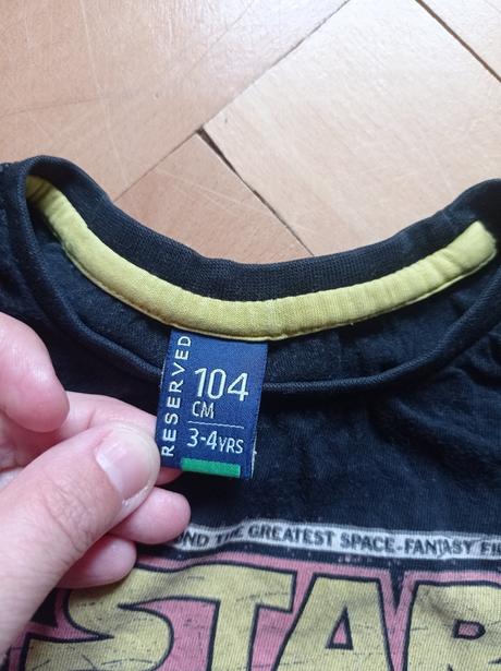 Triko dlouhý rukáv 104 - star wars, mimoni, reserved,104