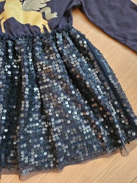 Šaty s flitry h&m, vel. 104, h&m,104