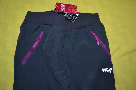 Softshellové kalhoty wolf s fleece, wolf,116