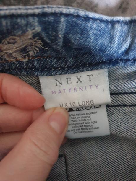 Dámské džíny s pružným pasem i těhu, next,38