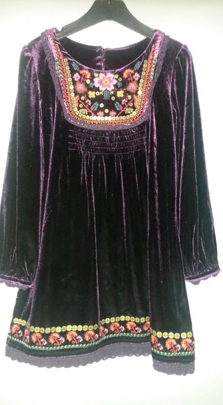 Sametové šaty next vel. 110, next,110