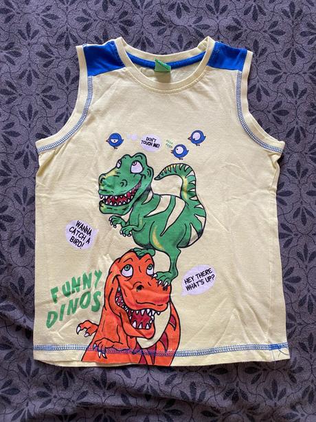 Set 3 chlapeckých triček vel 122/7 let, 122