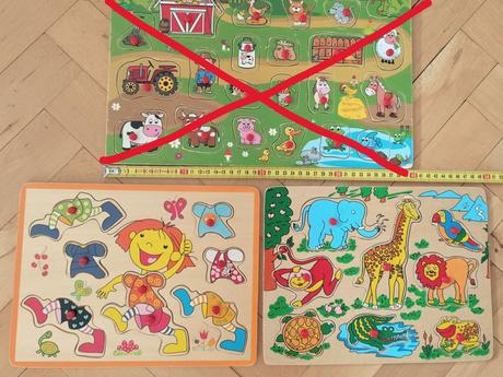 Dřevěné vkládačky, 