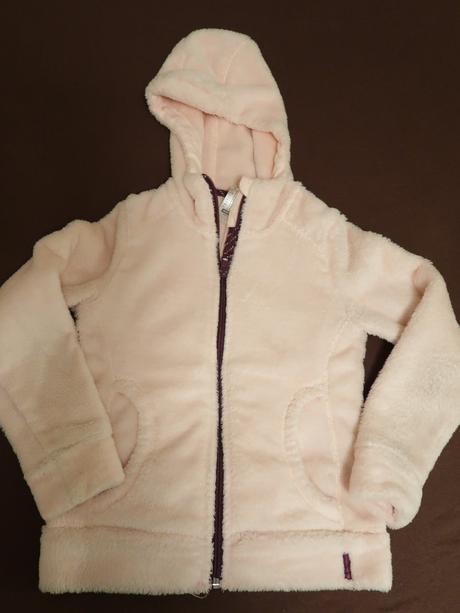 Měkká, teplá,fleecová mikina - růžová vel.110, decathlon,110