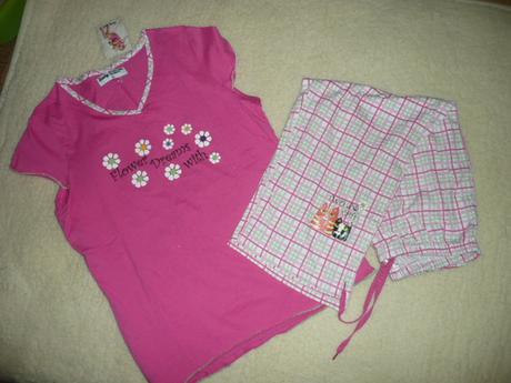 Pyžamo bavlněné kytička dámské vel m/l, l / m