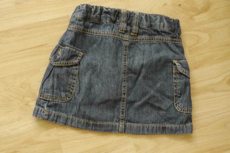 Dzinova sukynka s podsivkou - 4 roky, 98