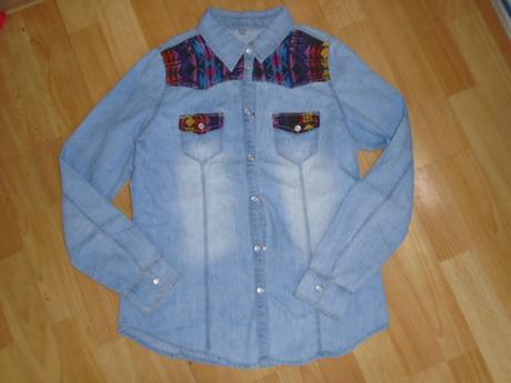 Džínová košile vel 158 12/13 l, denim,158