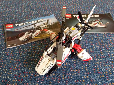 Lego technic 42057 - ultralehká helikoptéra.,