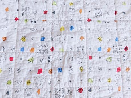 Přebalovací látková podložka 80x70cm,