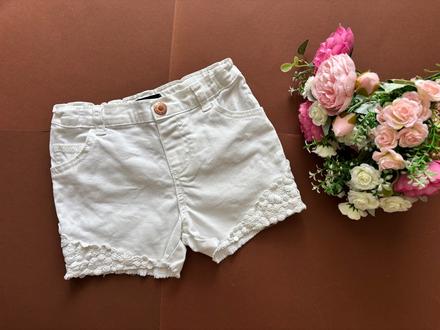 Krásné bílé kraťasy - v.2/3 roky, denim co,98