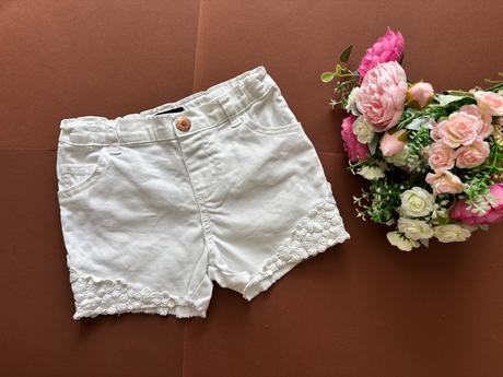 Krásné bílé kraťasy - v.2/3 roky, denim co,98