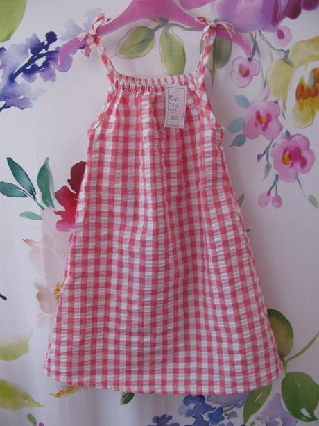 Letní plátěné šatičky, nutmeg,110