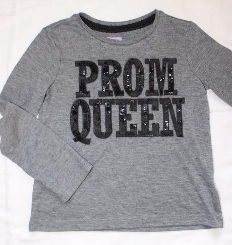 Ak119. tričko s flitry 6-7 let, f&f,122