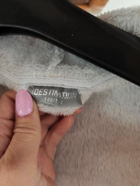 Plyšový župan na zip, domácí kabátek 146/152, pepco,152