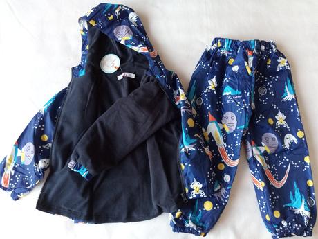 Nepromokavá termo souprava vesmír, 80 / 86