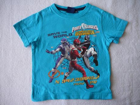Chl. tričko kr. rukáv power rangers, 92