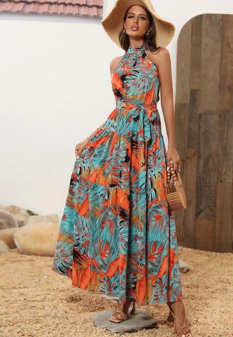 Letní šaty, vel.l - nové, 40 / l