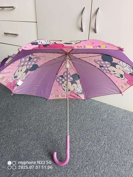 Deštník fialovo-růžový zn."disney", disney