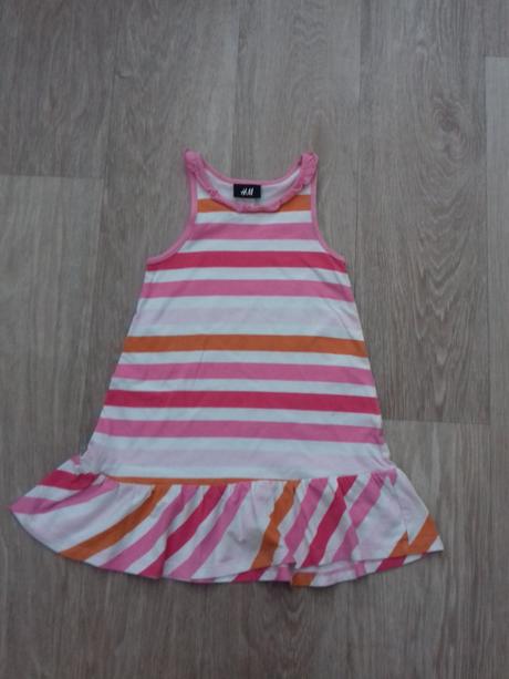 Bavlněné šatičky vel. 98/104, h&m,98
