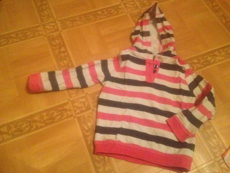 Dívčí mikina proužky, george,92