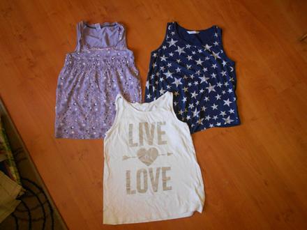 3x top-tílko vel. 146-152, h&m,146