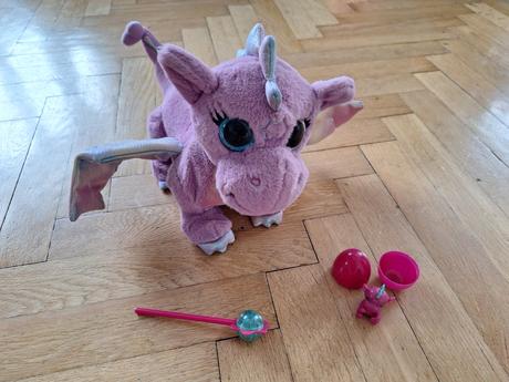 Baby born drak dráček zapf creation + hůlka + vají, 