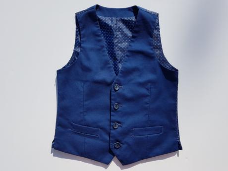 G486 chlapecká slavnostní vesta vel. 116, tu,116