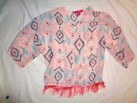 Lehounký lososový top na plavky, young dimension,140