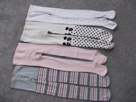 4x punčocháče / punčocháčky, vel.122/128, h&m,122