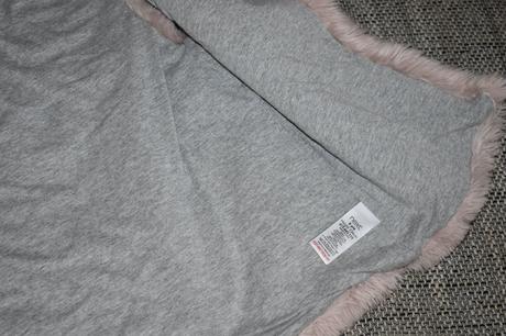 Starorůžová vesta s dlouhým chlupem next, 134, next,134