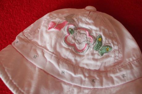 Dívčí klobouk - klobouček motýlci, 80