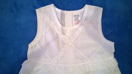 Bílé šaty, cherokee, vel 86 i déle, top stav, cherokee,86