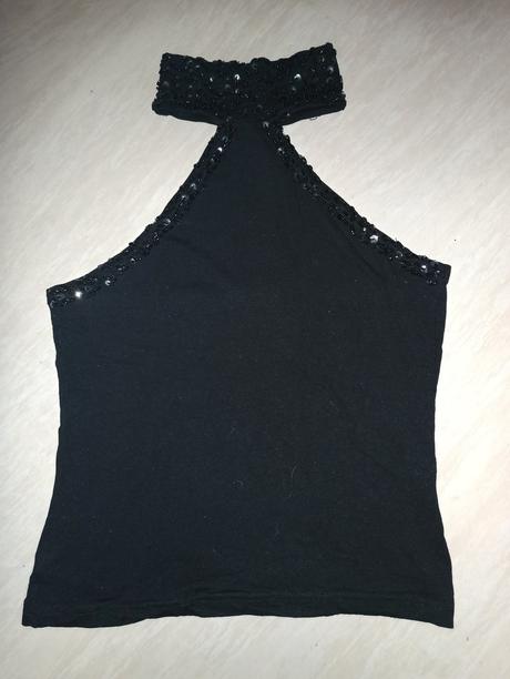 Černý top airline s, s