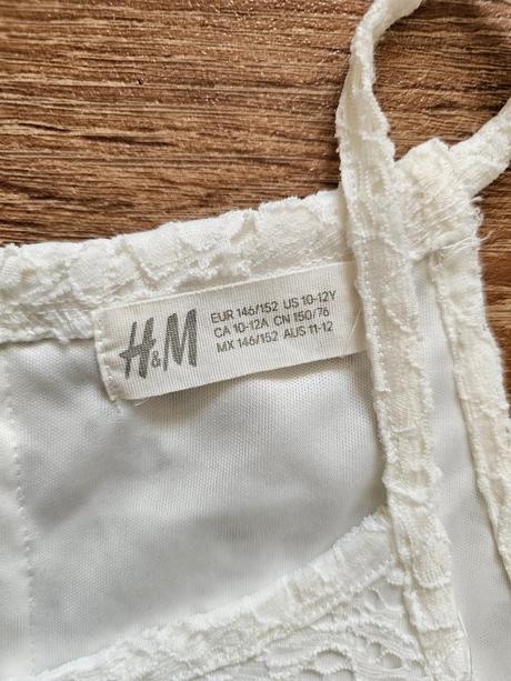 Dívčí letní šaty h&m vel. 146/152, h&m,152