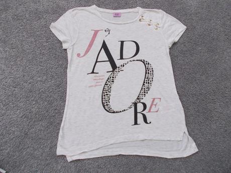 2x tričko s kr. rukávem, vel.146/152, f&f,146