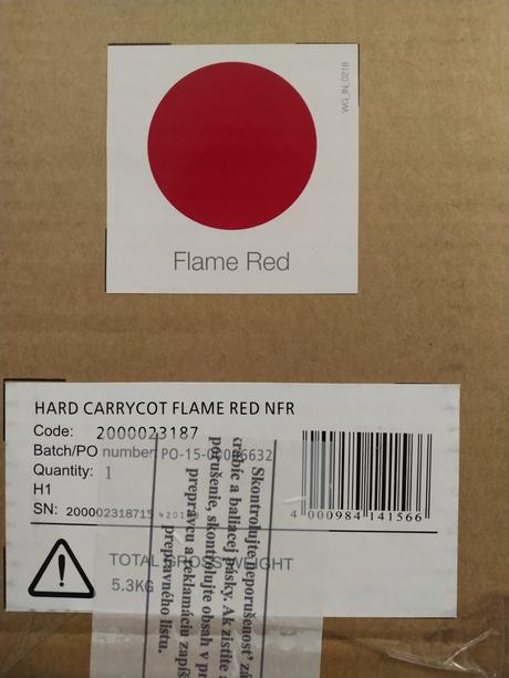 Červená hluboká korba britax römer, britax