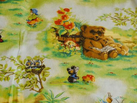 Teple povleceni - zelene medvidek, šířka (cm): 100,délka (cm): 130