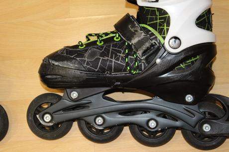 Rostoucí kolečkové + lední brusle, vel. 34-37, 34