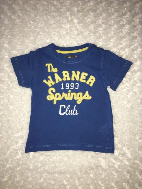 Modré tričko h&m, h&m,80