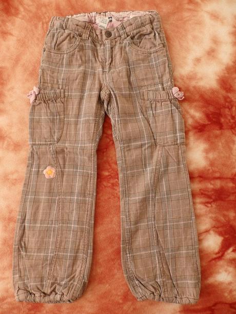 Kalhoty s podšívkou, h&m,122