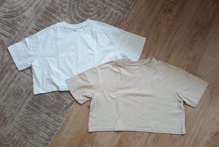 Trička crop top vel. xxs, fishbone,152