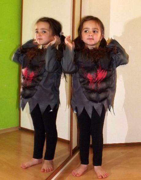 Karnevalový kostým halloween,pračlověk,zvíře, 