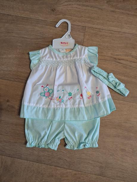 E31 krásné letní šatičky baby vel. 56 - 62, 56