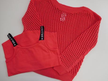 Síťovaný svetr s tílkem vel. 122/128, c&a,122
