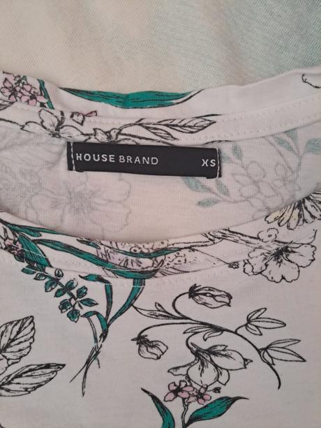 Tričko s květy, house,xs