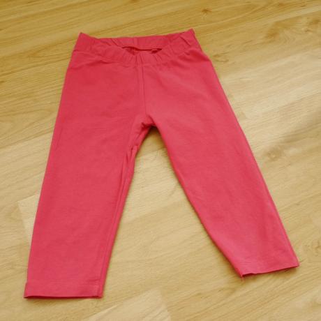 Ruzove 3/4 leginy vel.122/128, pepperts,122