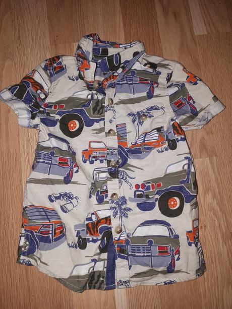 Košile s auty 86, marks & spencer,86